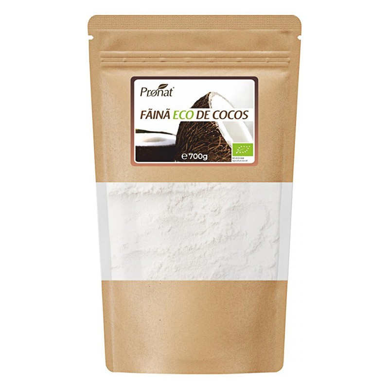 Set 2 x Faina Bio din Nuca de Cocos, Pronat, 700 g