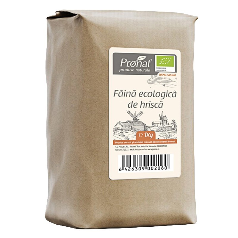 Set 2 x Faina Bio Integrala de Hrisca, Pronat, 1 kg