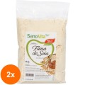 Set 2 x Faina de Soia Degresata, Sanovita, 250 g