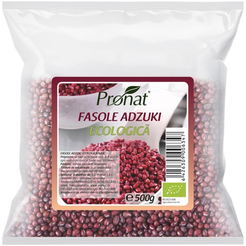 Set 2 x Fasole Adzuki Bio, 500 g