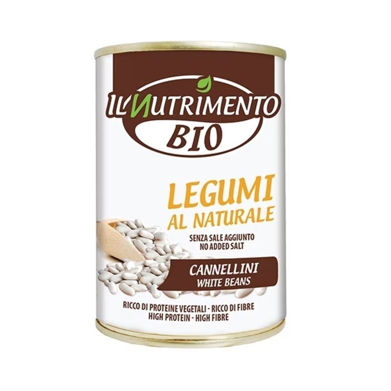 Set 2 x Fasole Boabe Cannellini Eco, Ilnutrimento, 400 g