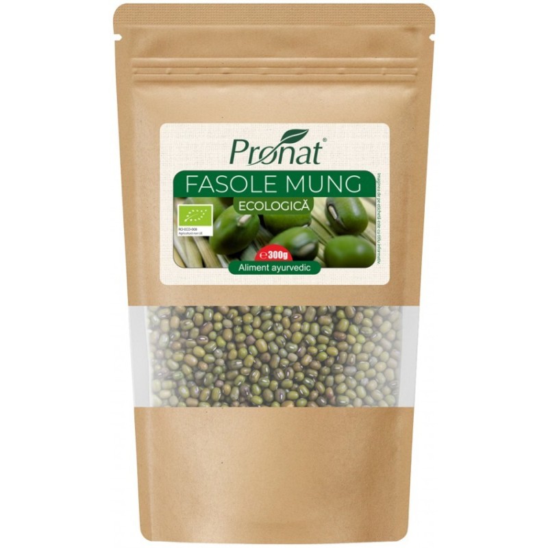Set 2 x Fasole Mung BIO, 300 g, Pronat