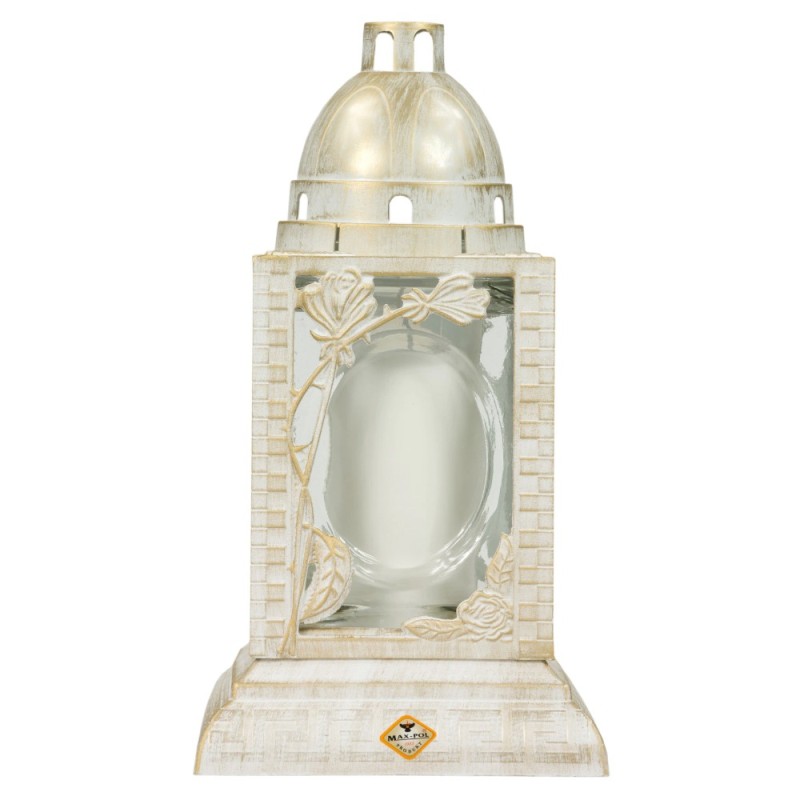 Set 2 x Felinar Mare din Sticla cu Decoratiune 6, 1400 g, Max-Pol