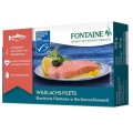 Set 2 x File de Somon Salbatic in Ulei Eco de Floarea Soarelui, Fontaine, 120 g/90 g