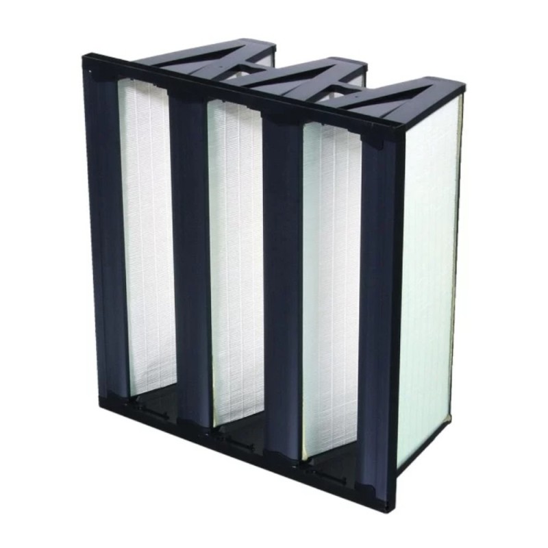 Set 2 x Filtru Aer Plan Ondulat, Clasa M6, 592 x 592 x 48