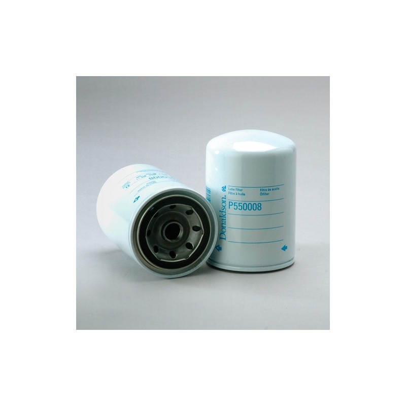 Set 2 x Filtru Ulei P550008, Lungime 136 mm, Diam. Ext. 93 mm, Filet 3/4-16 un, Finetea 40 µ, Donaldson