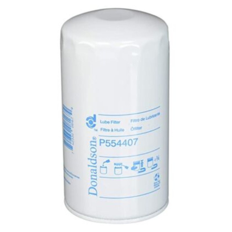 Set 2 x Filtru Ulei P554407, Lungime 174 mm, Diametru Exterior 93 mm, Filet 3/4-16 un, Finetea 48 µ, Donaldson