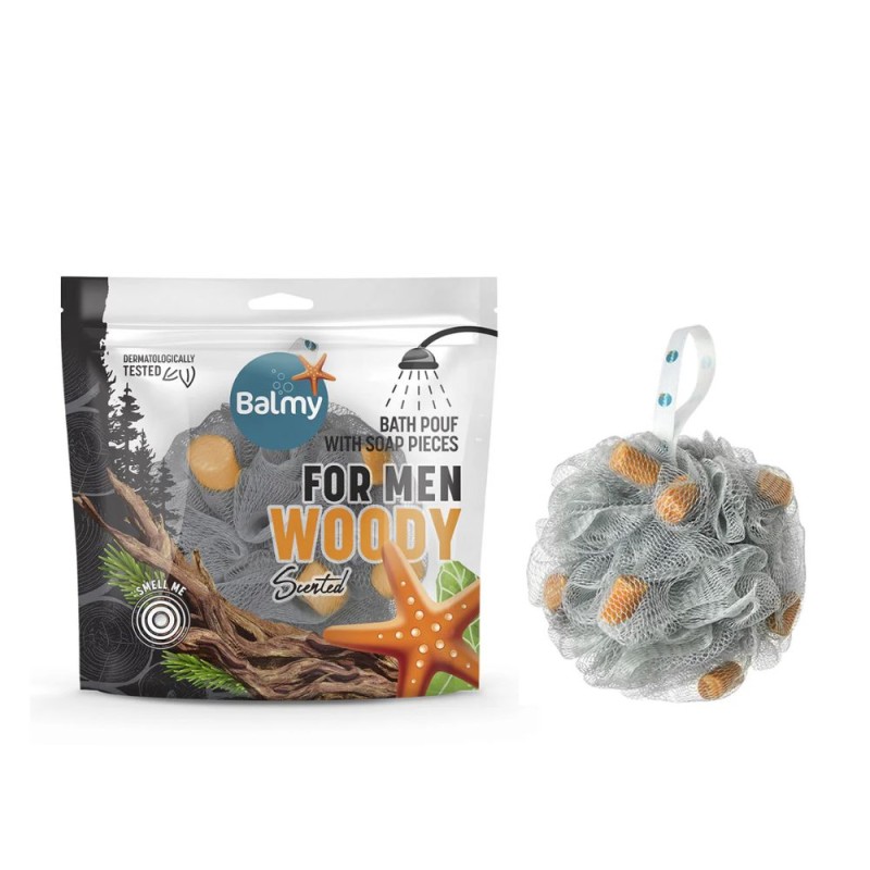 Set 2 x Floare de Masaj cu Perle de Sapun pentru Barbati, Balmy
