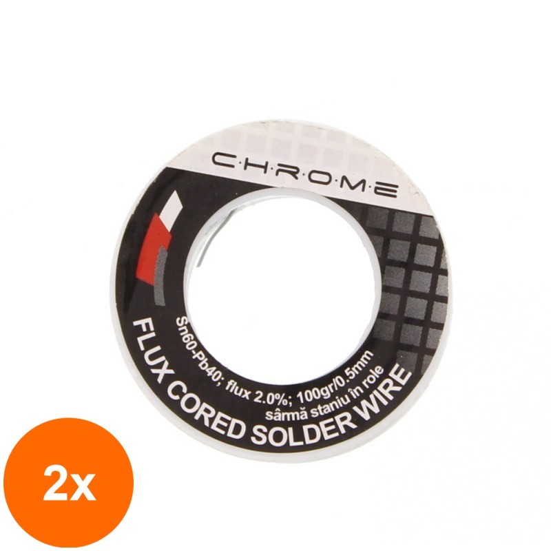 Set 2 x Fludor 100 g 0.5 mm Sn60 Pb40