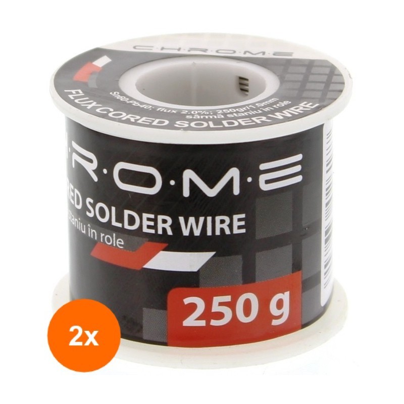 Set 2 x Fludor 250 g, 1.0 mm Sn60 Pb40