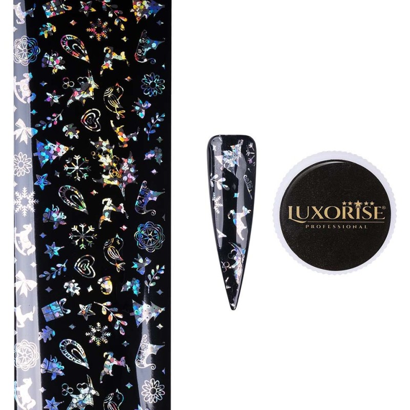 Set 2 x Folie de Transfer Unghii Luxorise 56 Christmassy