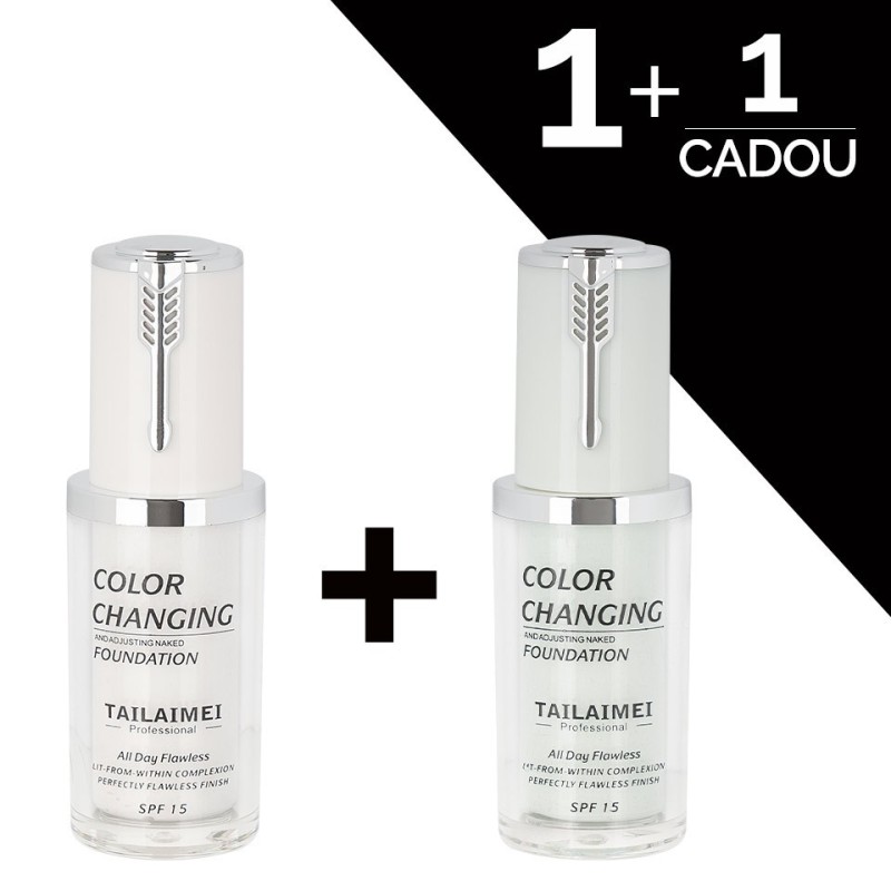 Set 2 x Fond de Ten TLM Color Changing White Spf15 + Fond de Ten TLM Color Changing Spf 15 Cadou