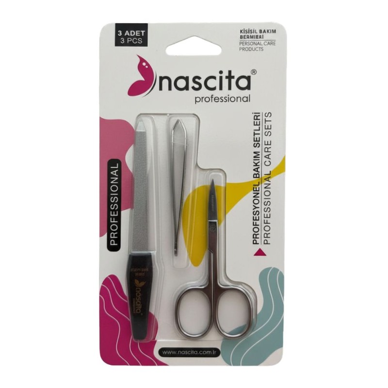 Set 2 x Forfecuta, Pila si Penseta Nascita Professional