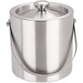 Set 2 x Frapiera pentru Gheata, Capacitate 1.5 l, Inox, cu capac, Perete Dublu, Grunberg