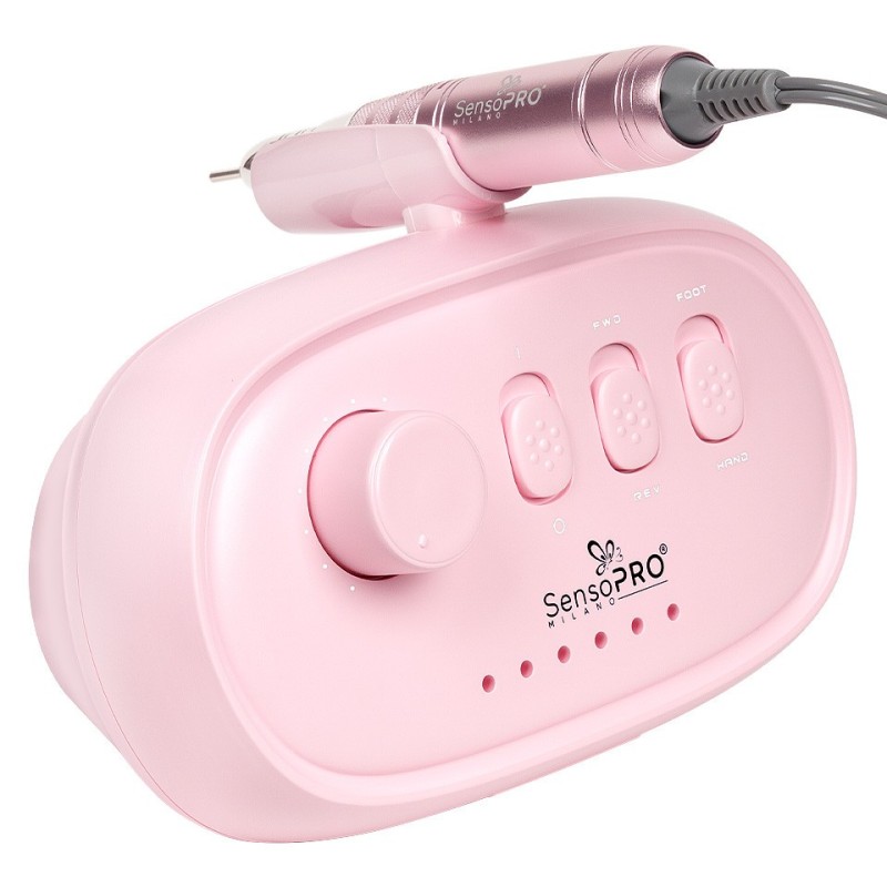 Set 2 x Freza Unghii Profesionala Diva Nails 35.000Rpm, SensoPRO Milano, Pink