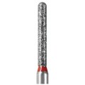 Set 2 x Freze Diamantate Stomatologice, Cilindru Rotunjit, 141-010 M, Granulatie Medie, pentru Turbina, 5 Bucati