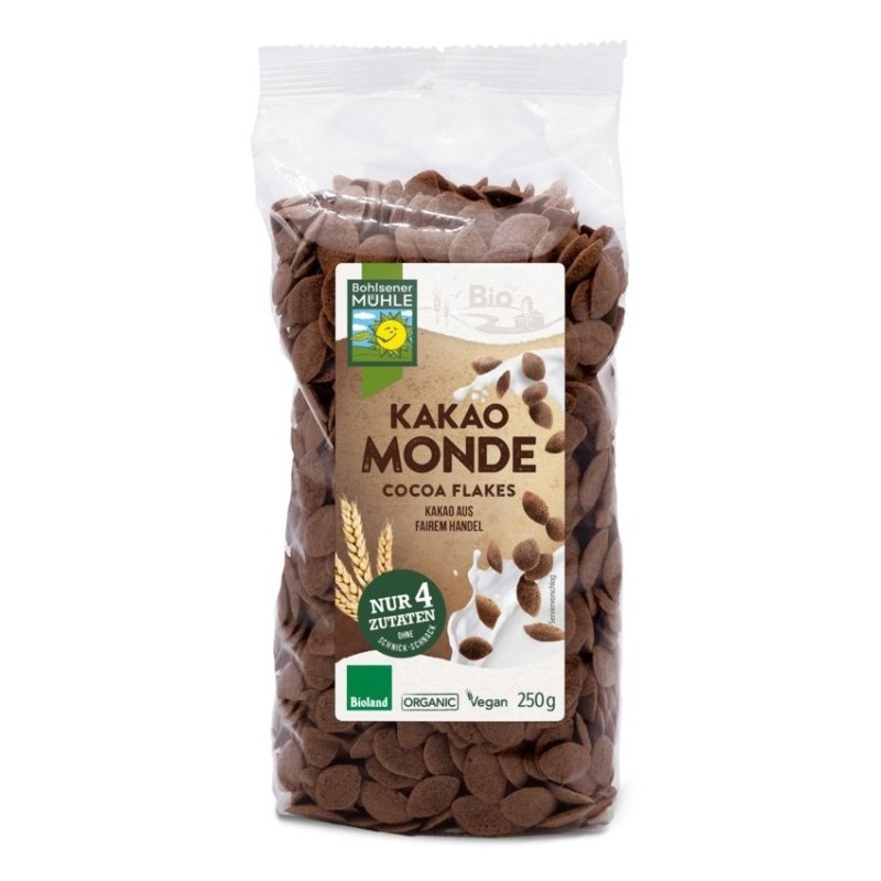 Set 2 x Fulgi Crocanti BIO cu Cacao, 250g Bohlsener Muhle