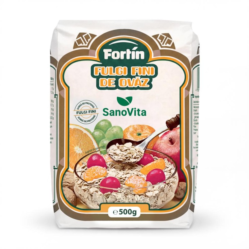 Set 2 x Fulgi de Ovaz, Fortin, 500 g
