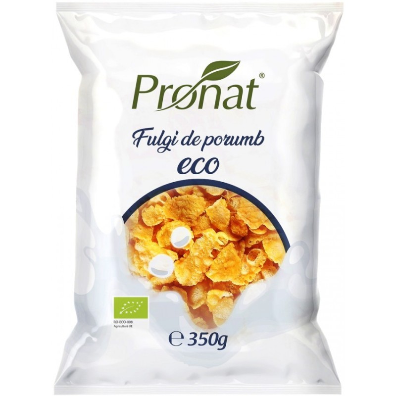 Set 2 x Fulgi de Porumb BIO, 350 g, Pronat