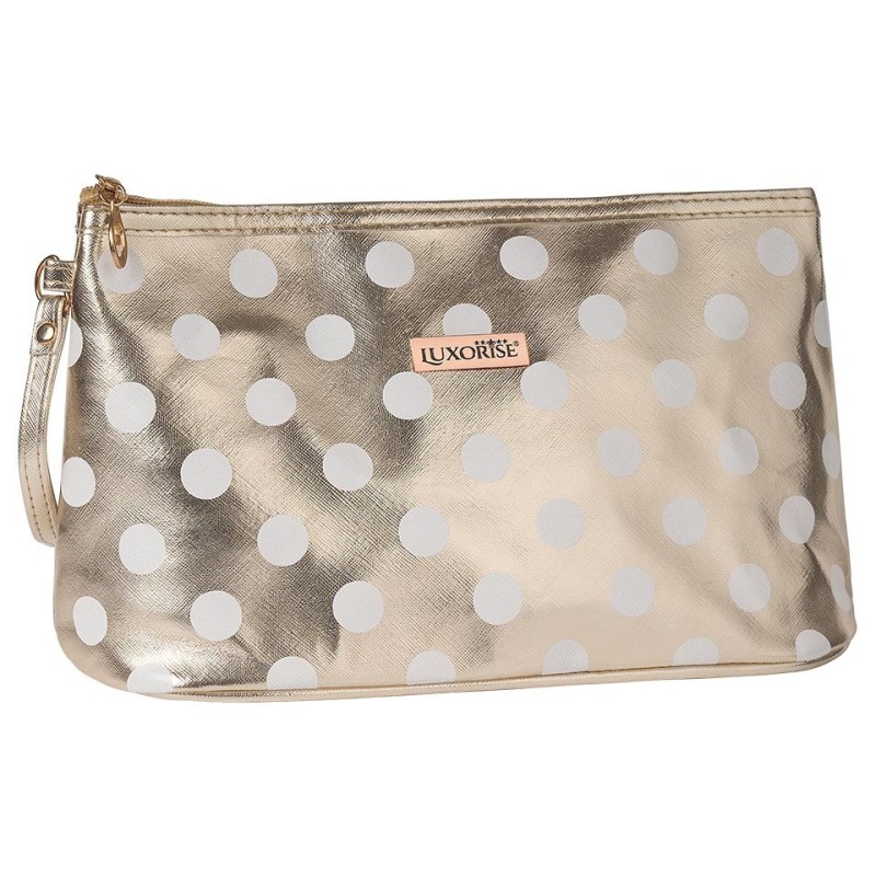 Set 2 x Geanta Manichiura Tip Portfard Travel Luxorise Glow, White & Gold