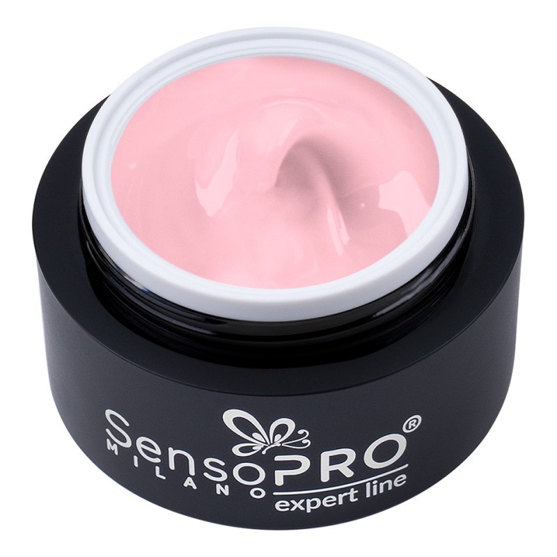 Set 2 x Gel Constructie Unghii Expert Line SensoPRO Milano, Perfect Pink 15 ml