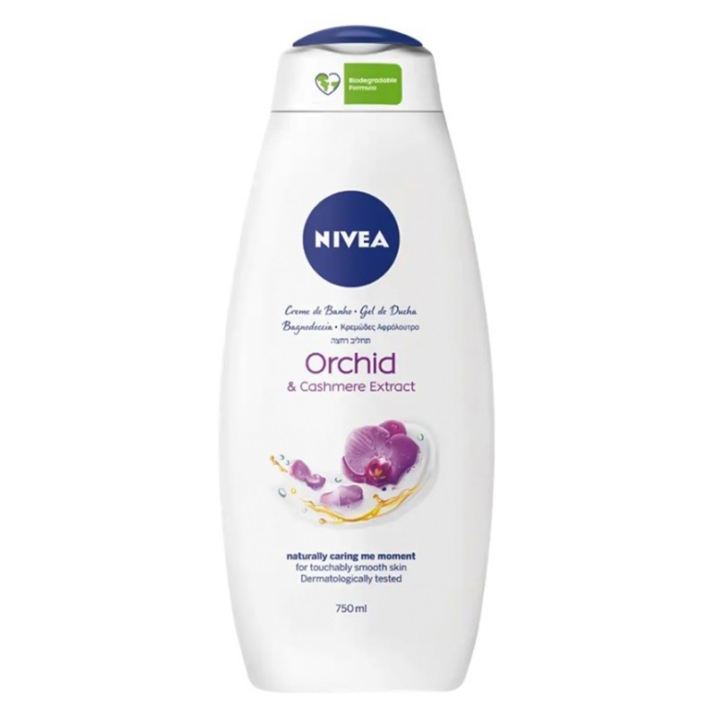 Set 2 x Gel de Dus 2 in 1 Nivea Orchid & Cashmere, 750 ml