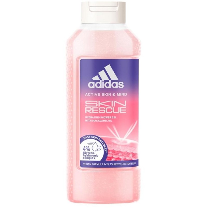 Set 2 x Gel de Dus Adidas S&M Skin Rescue, Femei, 400 ml