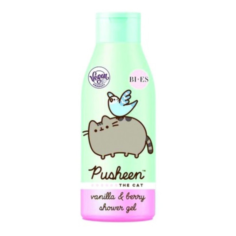 Set 2 x Gel de Dus Bi Es Pusheen cu Vanilie si Fructe de Padure, 400 ml