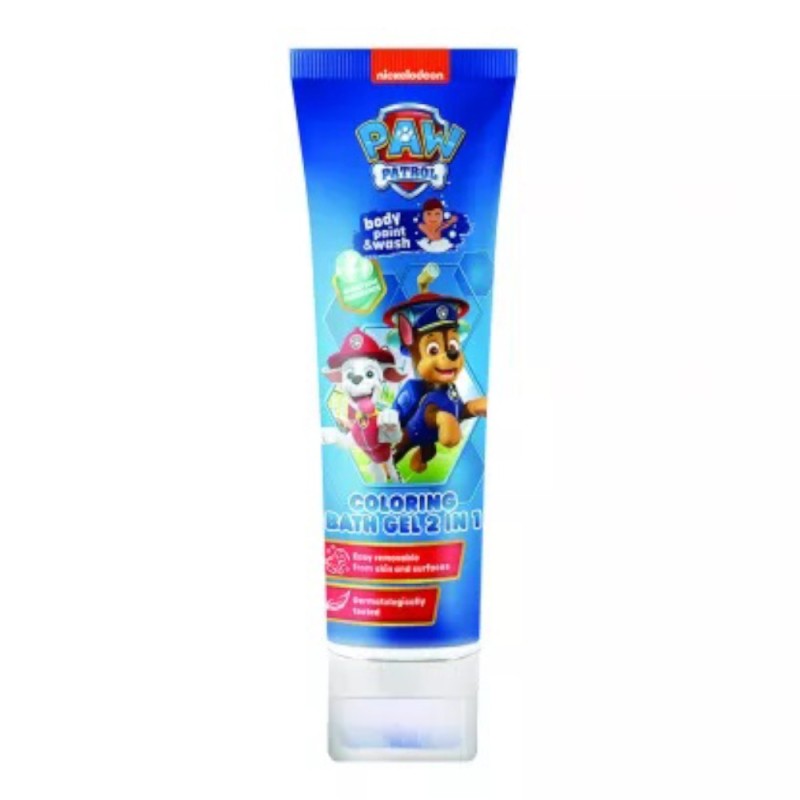 Set 2 x Gel de Dus Colorant pentru Copii Air Val Paw Patrol, 150 ml