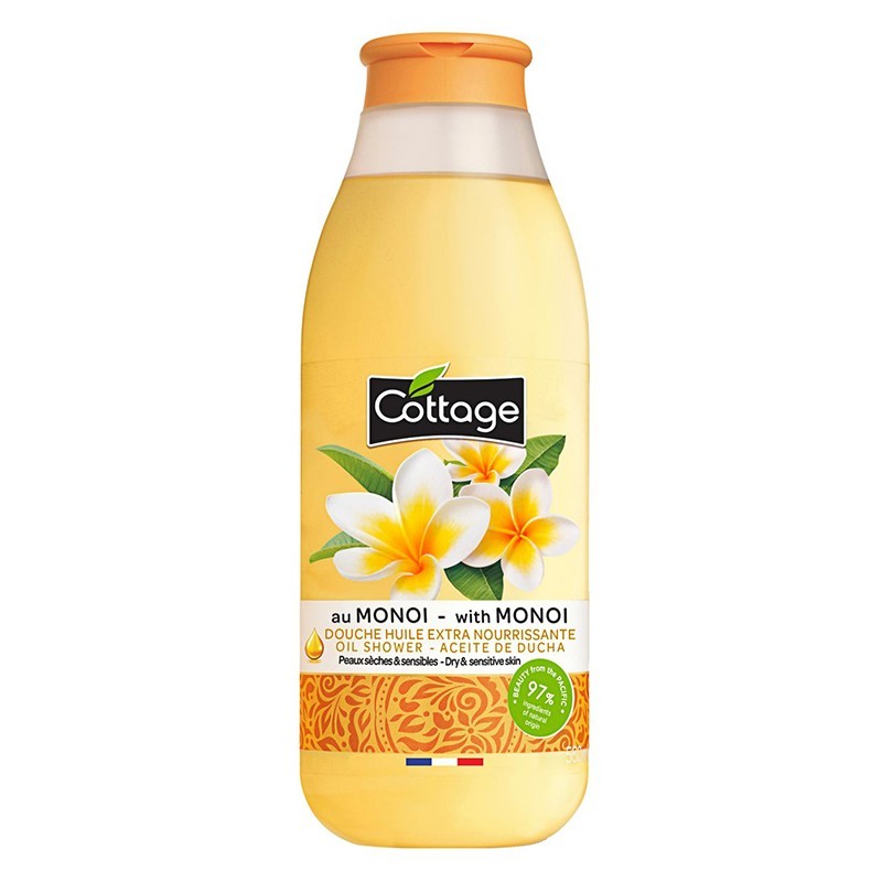 Set 2 x Gel de Dus Cottage cu Ulei de Monoi, 560 ml