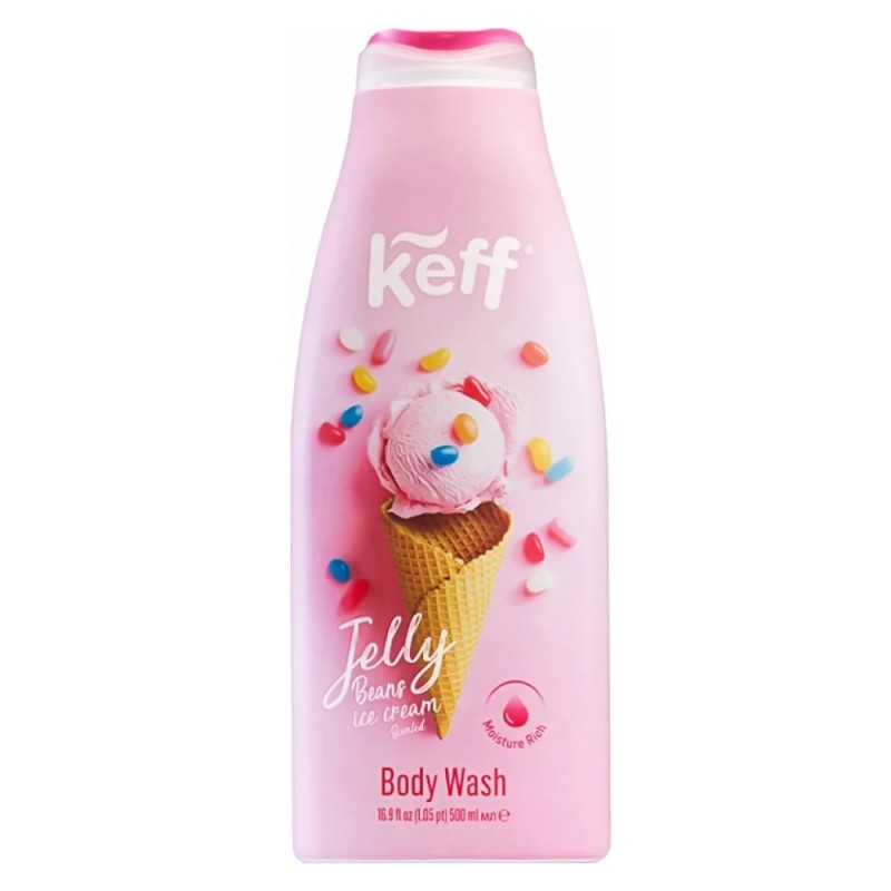Set 2 x Gel de Dus Keff Jelly Beans 500 ml
