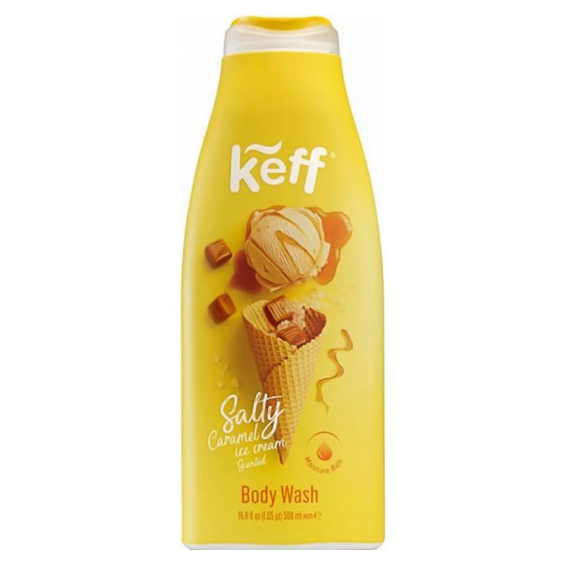 Set 2 x Gel de Dus Keff Salty Caramel 500 ml