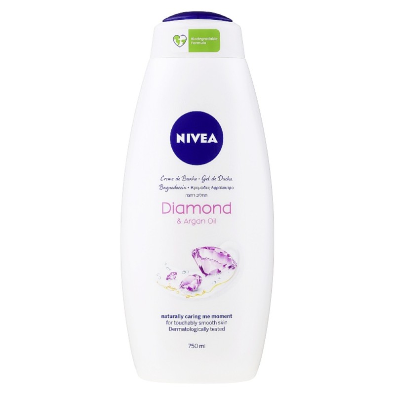 Set 2 x Gel de Dus Nivea Care Diamond, 750 ml