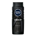 Set 2 x Gel de Dus Nivea Men Deep Black, cu Argila Microfina, 500 ml