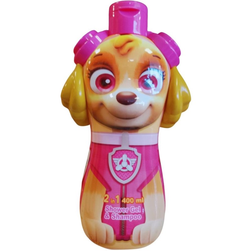 Set 2 x Gel de Dus si Sampon, Air Val, Skye, Figurina 2D, 400 ml