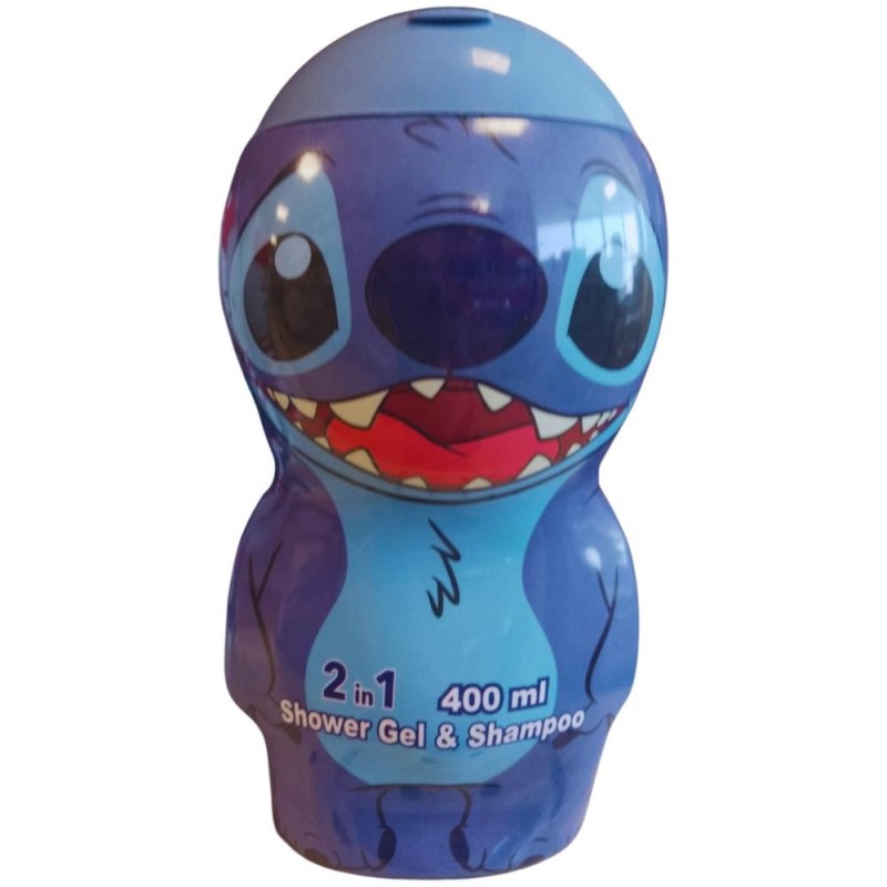 Set 2 x Gel de Dus si Sampon Air Val Stitch, Figurina 2D, 400 ml