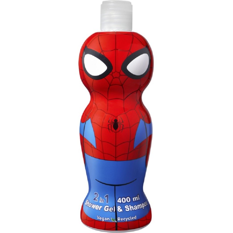 Set 2 x Gel de Dus si Sampon Copii Spiderman, cu Figurina 1D, 400 ml