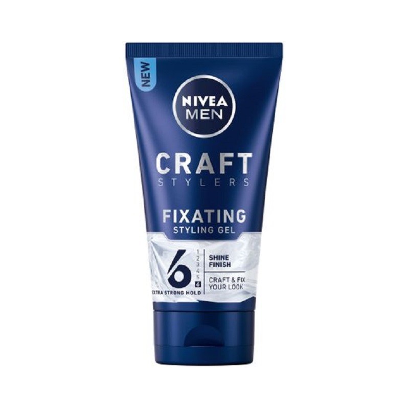 Set 2 x Gel de Par Fixating Efect Stralucire Nivea Styling 150ml