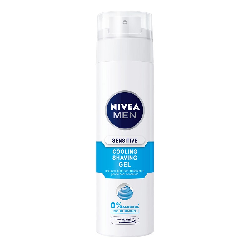 Set 2 x Gel de Ras Sensitive Cooling Nivea Men 200 ml