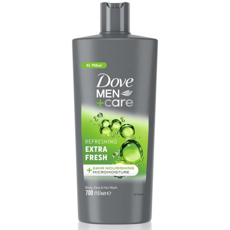 Set 2 x Gel Dus Dove Men Extra Fresh, 700 ml