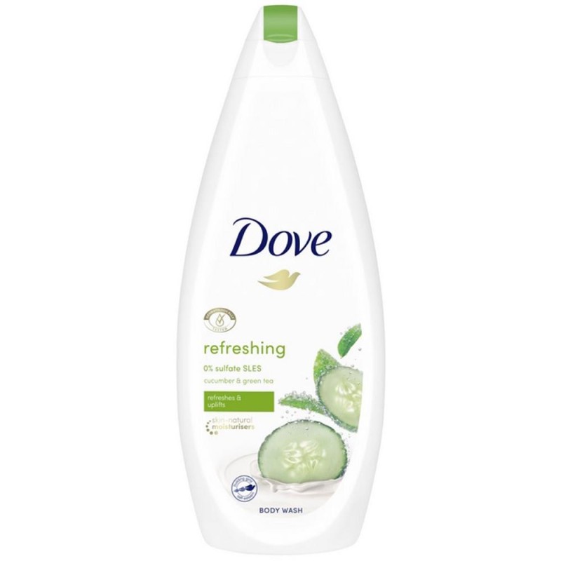 Set 2 x Gel Dus Dove Rinfrescante Cucumber, 750 ml