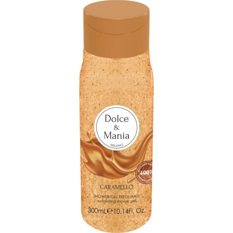 Set 2 x Gel Dus Scrub Dolce & Mania, Caramel, 300 ml
