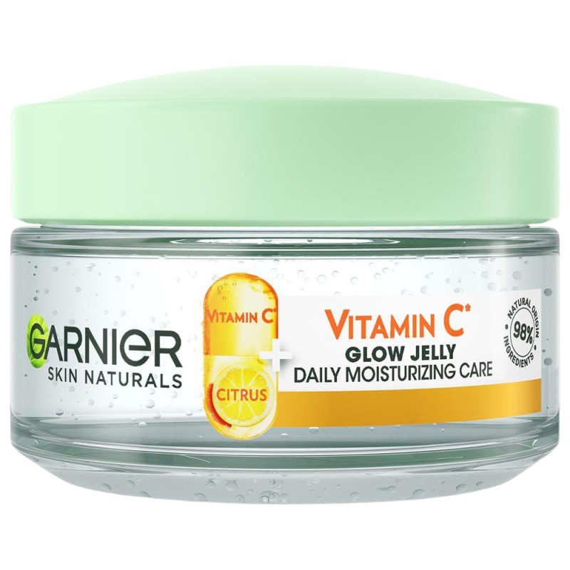 Set 2 x Gel Hidratant pentru Fata Garnier Skin Naturals, cu Vitamina C, 50 ml
