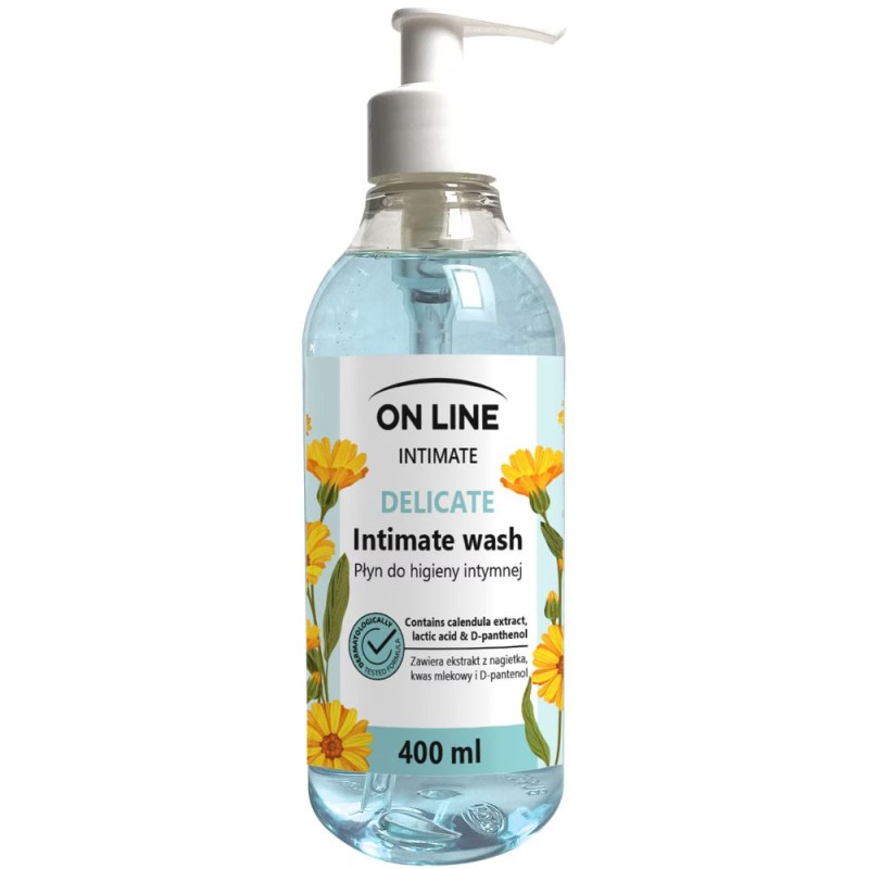 Set 2 x Gel Intim cu Galbenele On Line Intimate Delicate, 400 ml