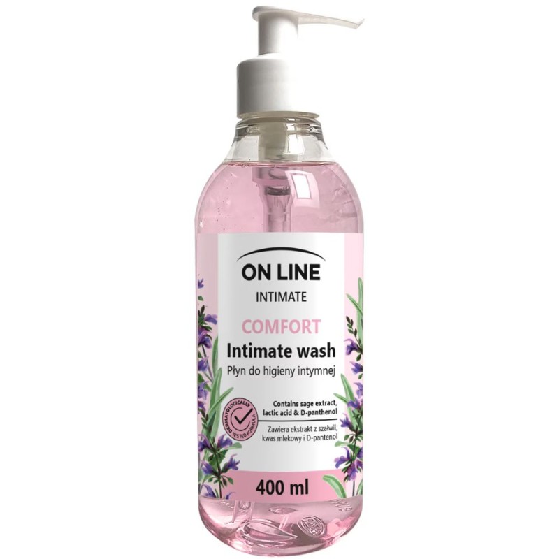 Set 2 x Gel Intim cu Salvie Intimate Comfort, On Line, 400 ml