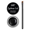 Set 2 x Gel Sprancene Ushas Cu Pensula Aplicare, Amazing Brows 24H 01 Black