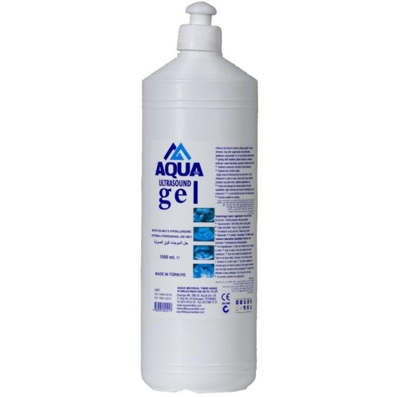 Set 2 x Gel Ultrasunete Ecografie, Aqua, Transparent, 1 l