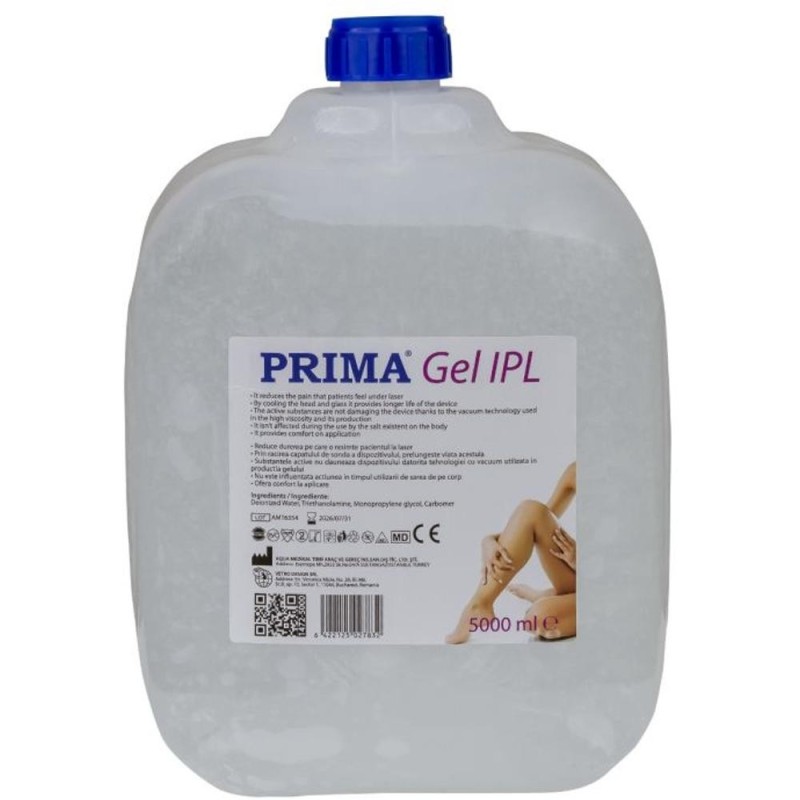 Set 2 x Gel Ultrasunete IPL si Laser pentru Epilare Definitiva, 5 l, Prima