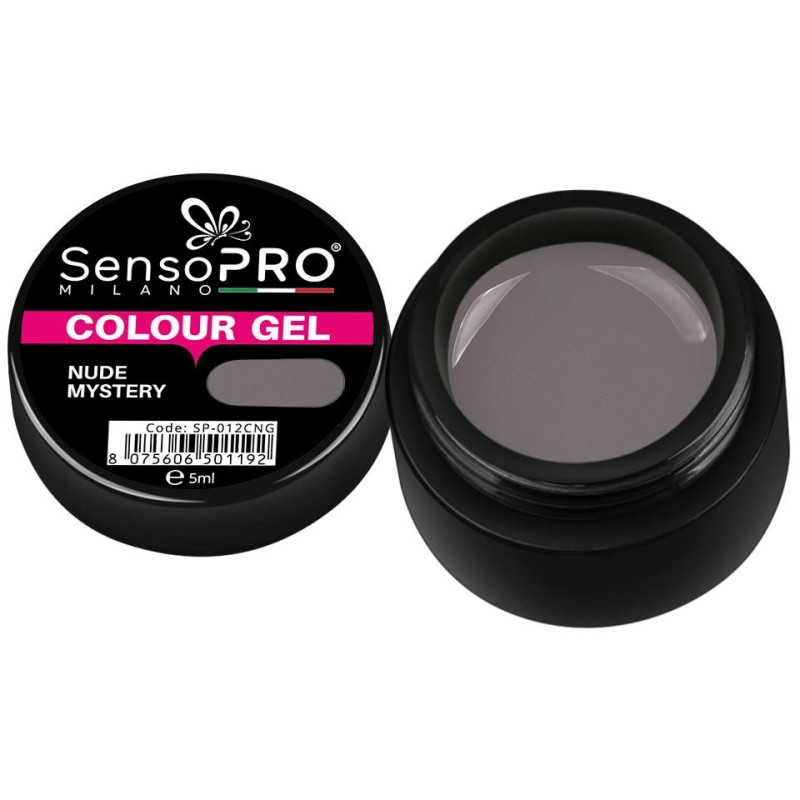 Set 2 x Gel Uv Colorat Nude Mystery 5 ml, SensoPRO Milano