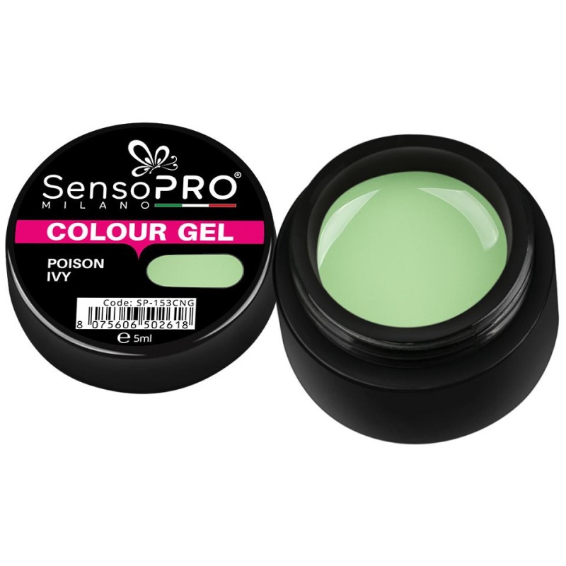 Set 2 x Gel Uv Colorat Poison Ivy 5 ml, SensoPRO Milano